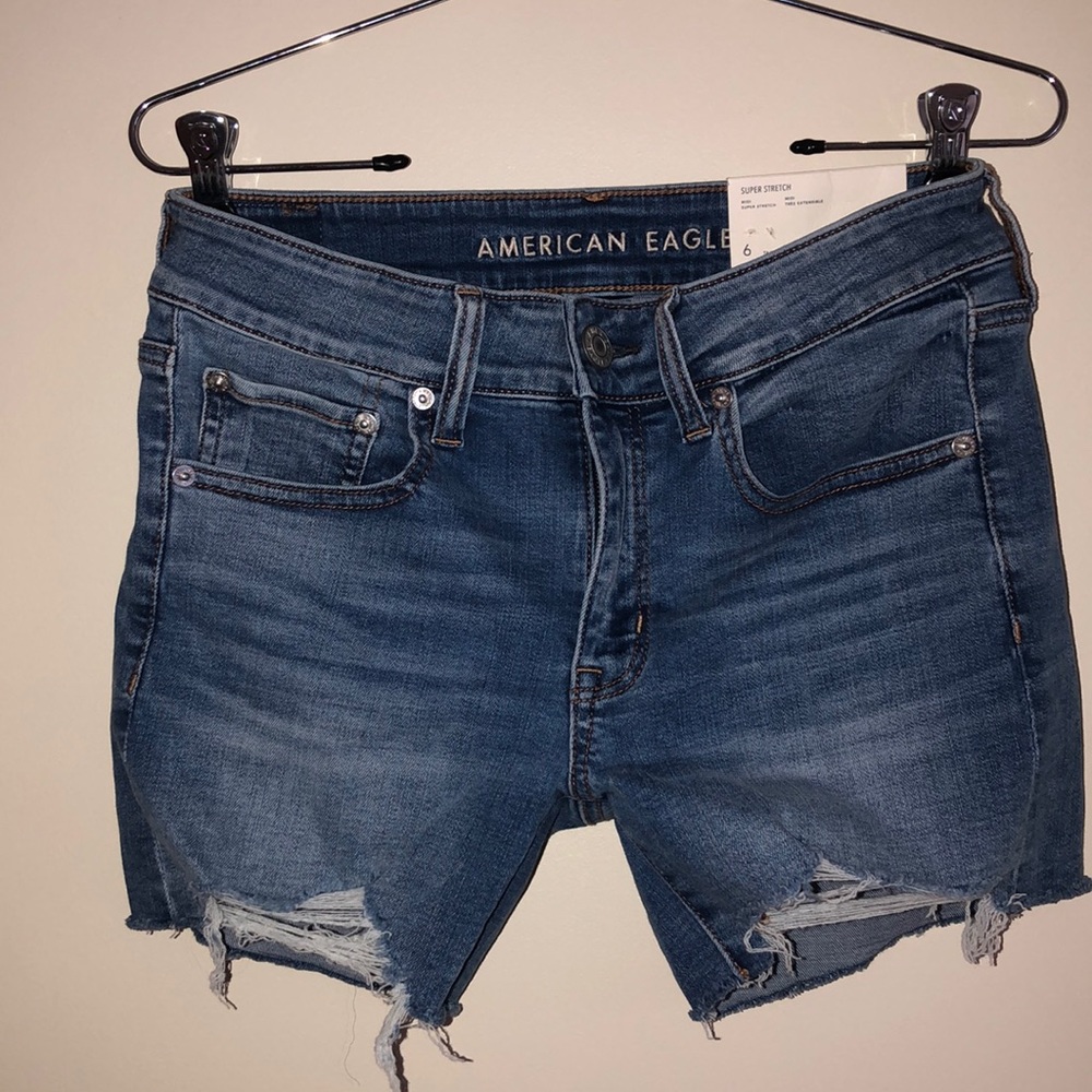 American Eagle Midi Jean shorts